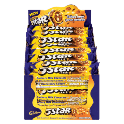 Cadbury 5 Star Chocolate Bar 38x48g