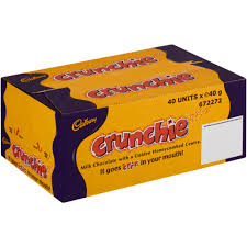 Cadbury Large Crunchie Chocolate 40x40g