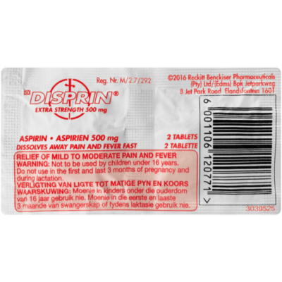 Disprin 52x2s